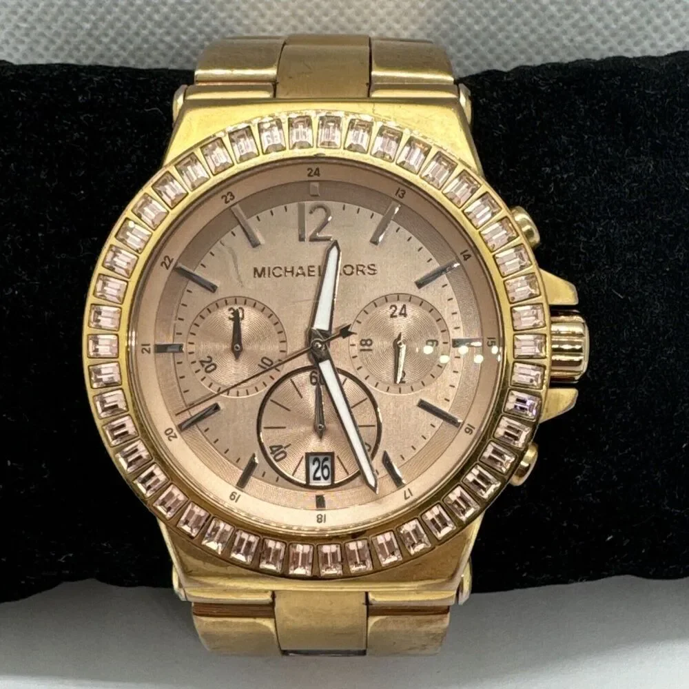 Michael Kors MK5412 Women's Rose Gold Stainless Steel Analog Dial Watch JNA586